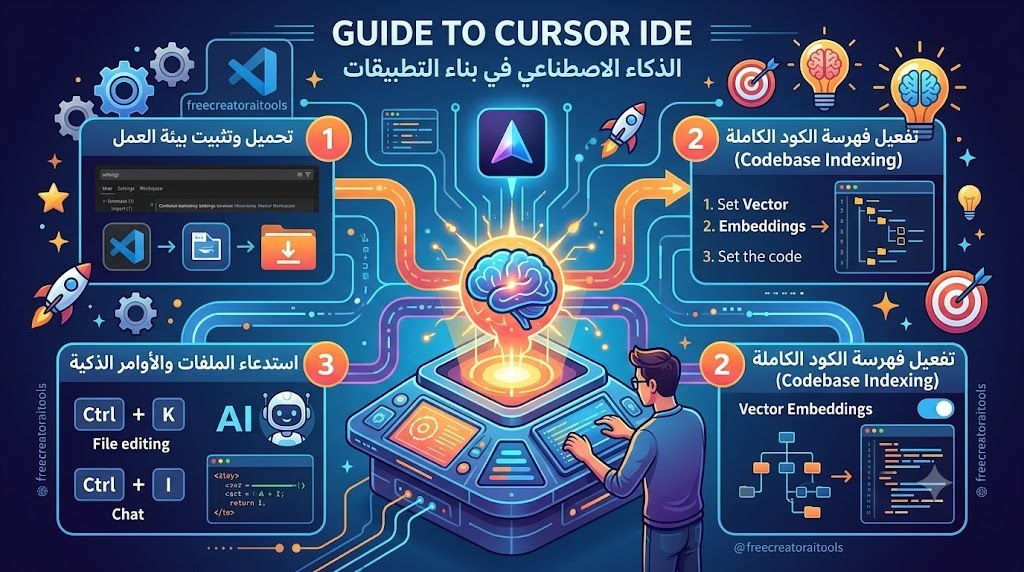 محرر الأكواد الذكي Cursor IDE واستخدامه في البرمجة